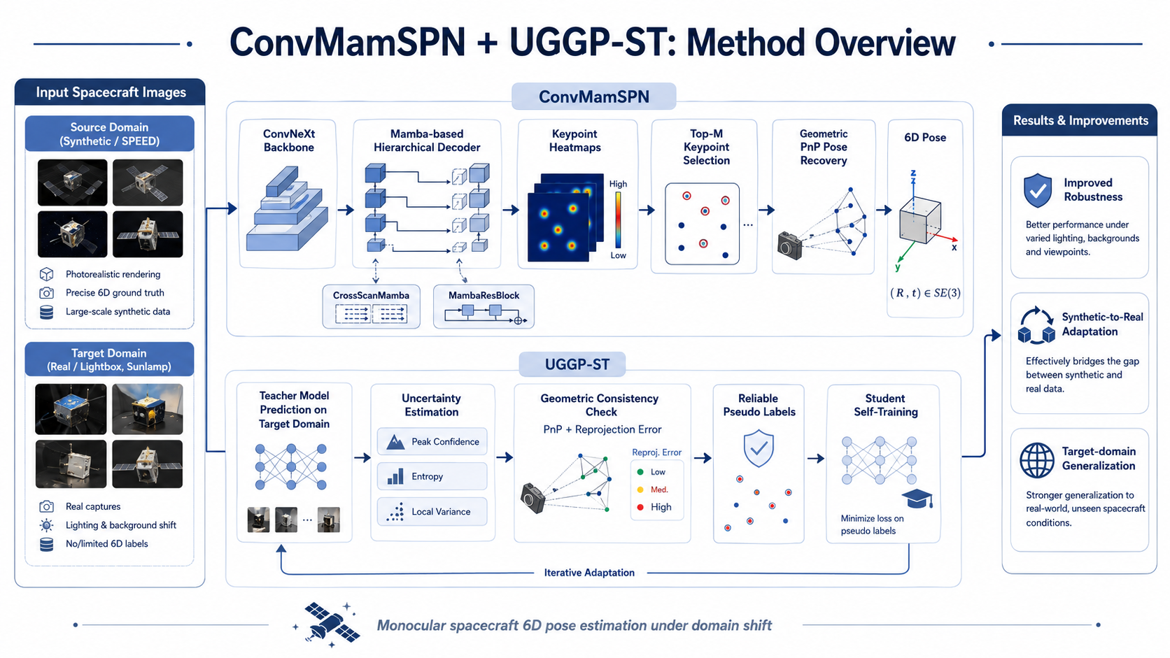 ConvMamSPN and UGGP-ST method overview